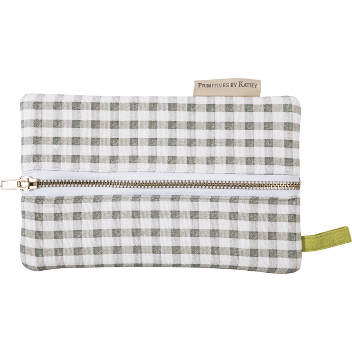 Pencil Pouch- Buffalo Check