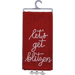 Let’s Get Blitzen- Dish Towel