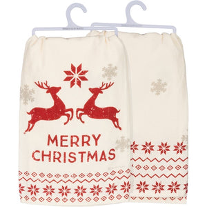 Nordic Merry Christmas- Dish Towel