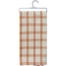 Plaid Pumpkin Spice- Kitchen Towel