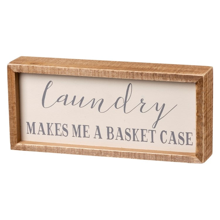Basket Case Block Sign