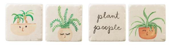 Plant People Coaster(4 pc. Set)