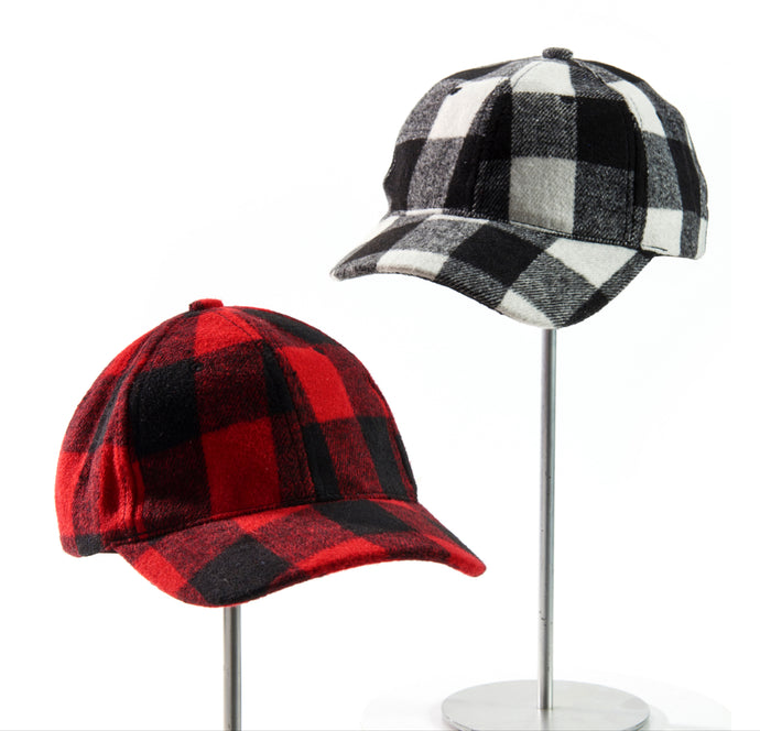 Plaid Baseball Cap