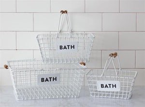 Bath Wire Baskets