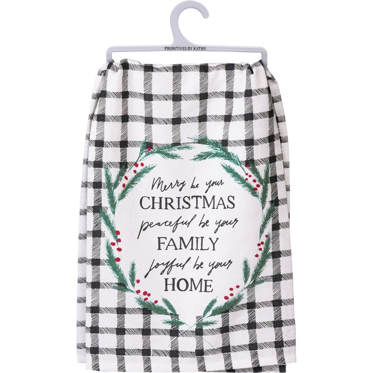 Merry Be Your Christmas- Kitchen Towel