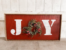 “Joy” Sign w/ Wreath